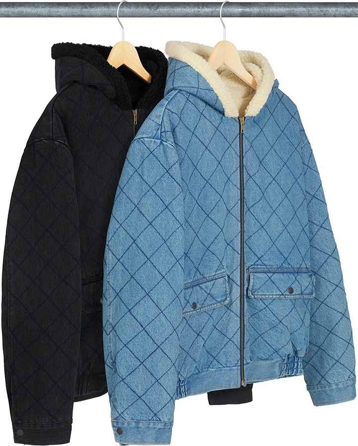 Quilted Denim Pilot Jacket